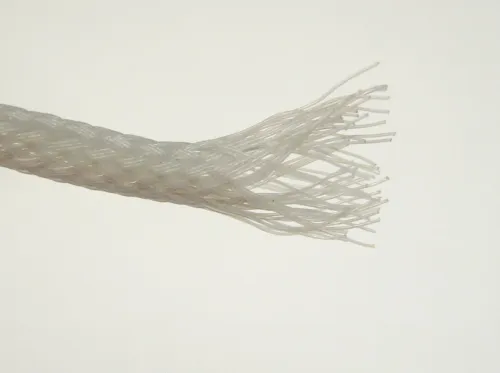 Geflechtschlauch grau, 1m