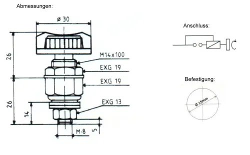 Batterie-Hauptschalter 24V / 75A / 200A