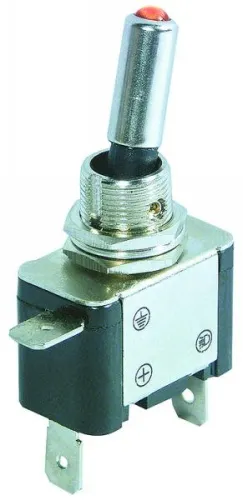 Kippschalter LED rot 12V / 20A