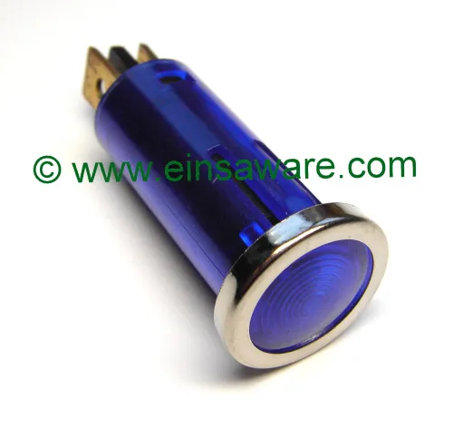 Warnleuchten mit Chromring incl. 12V-Birne