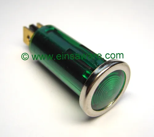 Warnleuchten mit Chromring incl. 12V-Birne