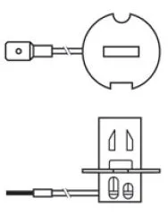 H3-Leuchte 12V, 1 Stück