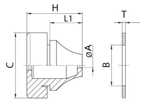 Durchführungstülle abdichtend M16 / 5-9mm 1 Stück