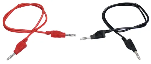 Messleitungs-Set 1mm², 50cm, rot + schwarz, 1 Paar