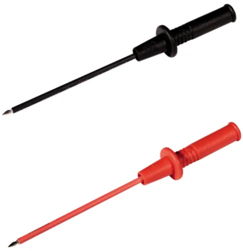 Prüfspitzen 4mm-Buchse rot+schwarz, 1 Paar