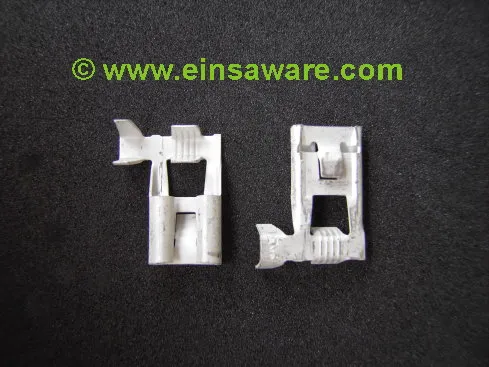 Winkel-Flachsteckhülsen mit Rastzunge 8,0mm -2,5mm²