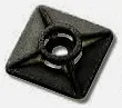 Klebesockel schwarz 10 St. 18x18mm