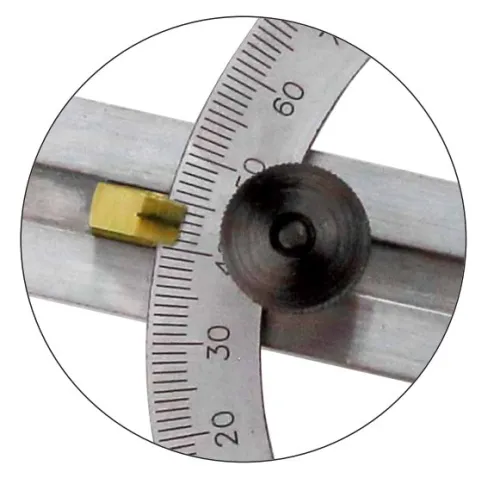 Gradmesser Stahl, 10-170°, 100 x 150mm