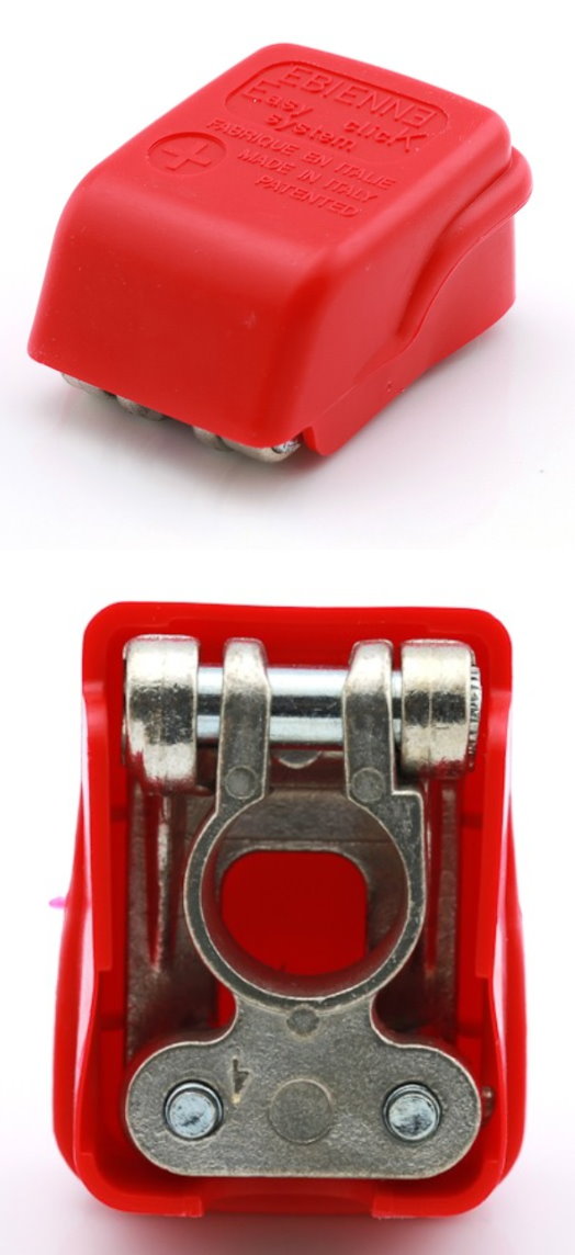 Battery Terminal Easy-Click, red-positive -35mm