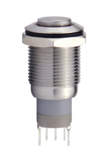 Pressure switch A2 12V / 3A with white ring lighting