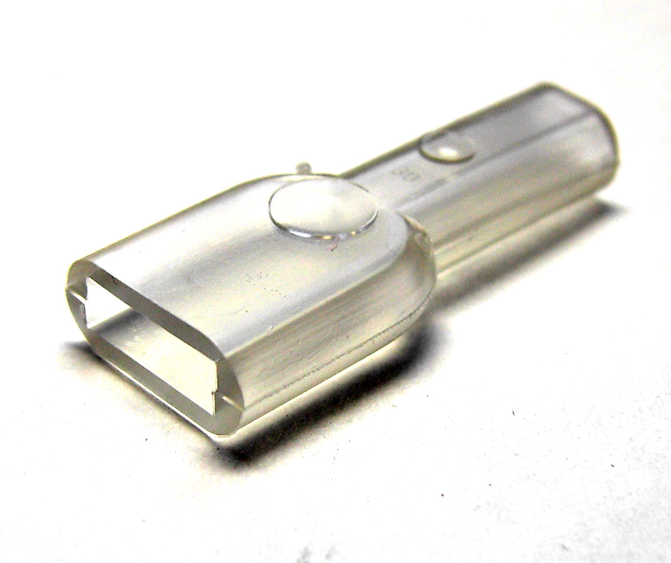 Schutztüllen für Flachsteckhülsen 6,3mm Weich-PVC transparent
