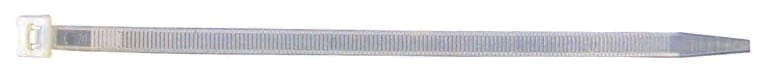 Cable tie plastic 540 x 7,8mm, black or ecru