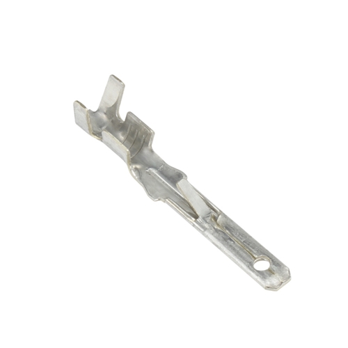 Tab with snap-in pin, -1,0mm, 2,8mm, tin plated