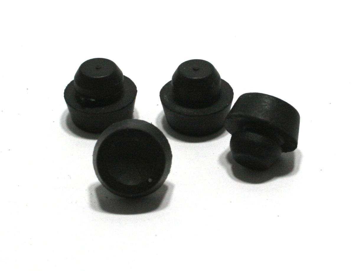rubber feet d= 6,0 / 12,0mm 4 pieces