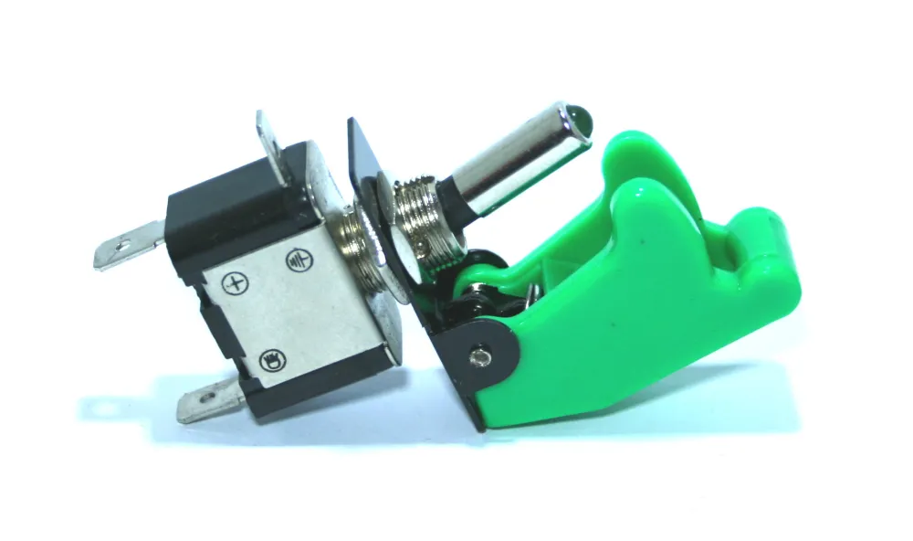 Kippschalter "kill switch" 12V / 25A grün