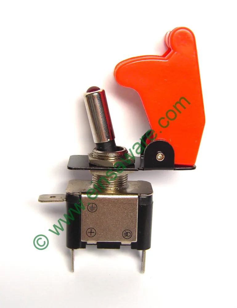 Kippschalter "kill switch" 12V / 25A rot