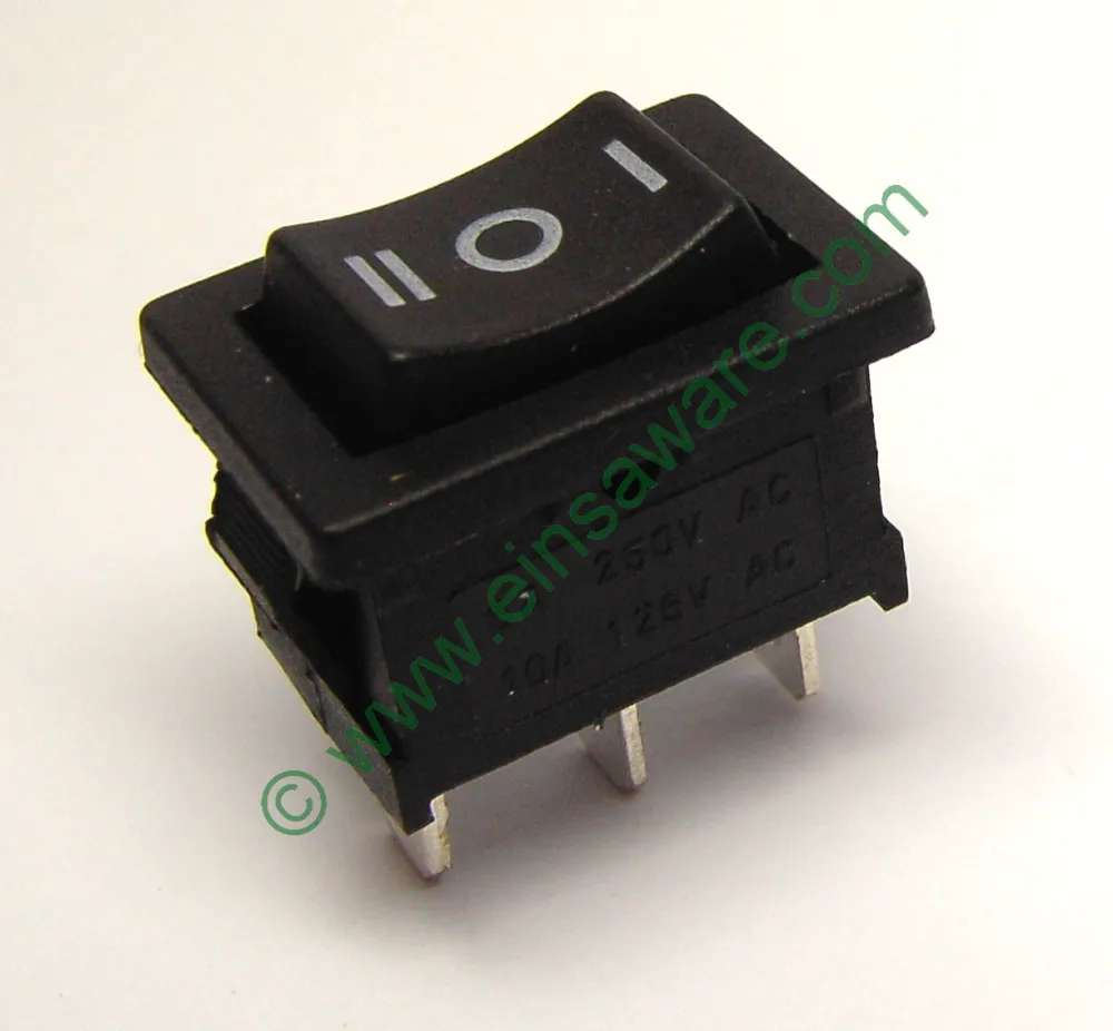 Wippschalter Mini On-Off-On 12V / 16A