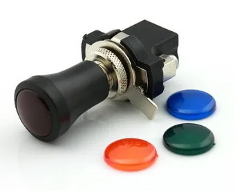 Zugschalter 24V / 12,5A mit 4 Farblinsen
