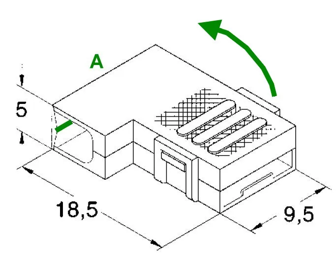 Insulation covering for flag terminals