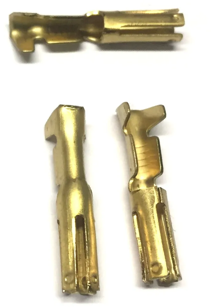 Rundsteckhülsen Messing -2,5mm², d= 3mm