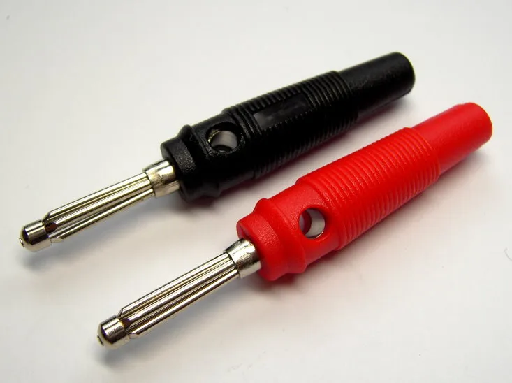 Bananenstecker 4mm isoliert, 1 Paar