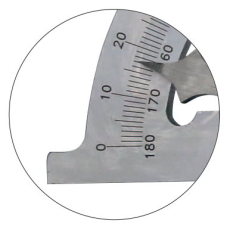 Gradmesser Stahl, 0-180°, 150 x 300mm