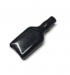 Grommets for receptacles 9,5mm plasticised PVC black