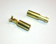 Circular connector female  brass -1,5mm², d=4,6mm