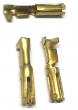 Circular connector female  brass -2,5mm², d= 3mm
