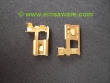 Flag terminal with snap-on tab brass 8,0mm -2,5mm²