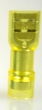 Flachsteckhülsen -6,0mm² gelb vollisoliert 20 Stück